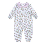 Pumpkins Pink Pima Romper