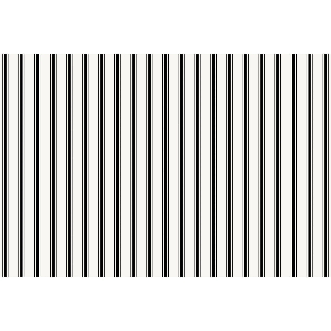 Black Ribbon Stripe Placemats