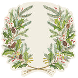 Die Cut Christmas Sprigs Placemat