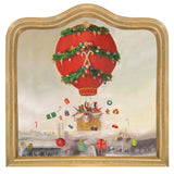 Die-cut Christmas Balloon Ride Placemat