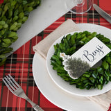 Red Plaid Placemat