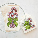 Candy Cane Beverage Napkin