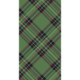 Green Plaid Guest Napkin