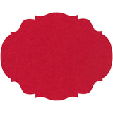 Die-cut Red French Frame Placemat