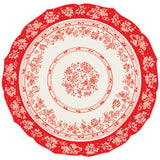Die-cut Red Regal Placemat