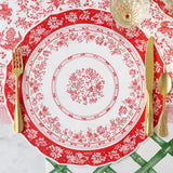 Die-cut Red Regal Placemat