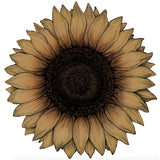 Die-Cut vintage Sunflower Placemat