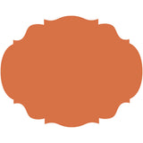 Die-cut Orange French Frame Placemat