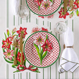 Die Cut Amaryllis Placemat