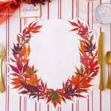 Die-cut Japanese Maple Wreath Placemat - 12 Sheets