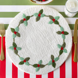 Felt Mistletoe Berry Placemat