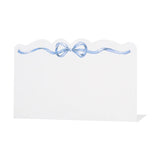 Heirloom Blue Bow Place Card