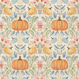 Fall Toile Pumpkins Lunch Napkin