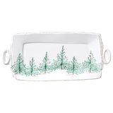 Lastra Holiday Rectangular Handled Platter