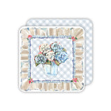 Blue Hydrangeas Square Coaster