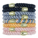 Laguna Grab & Go Ponytail Holders - Set of Eight