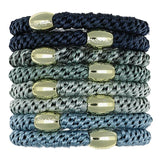 River Grab & Go Ponytail Holders - Set of Eight