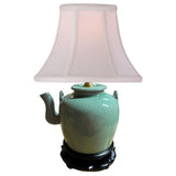 Celadon Teapot Lamp