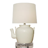 White Teapot Lamp