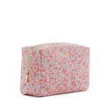 Marseille With Pink Pinstripe Liner Luxe Everyday Cosmetic Bag