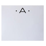 Large Black Initial Notepad
