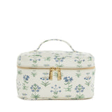 Luxe Trvl2 Provence Cosmetic Case With Green Pinstripe Liner Provence2