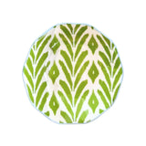 Petite Frond Green Ceramic Ring Dish