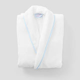 Weezie Long Signature Robe Light Blue