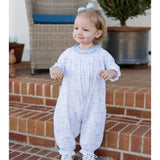 Blue Bows Knit Lila Long Bubble