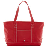Medium Tote Coated Canvas Red