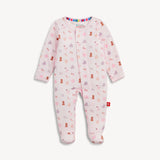 Nursery Nostalgia Pink Modal Footie