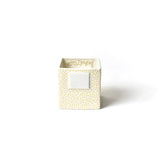 Happy Everything Neutral Small Dot Mini  Nesting Cube Small