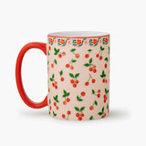 Cherries Porcelain Mug