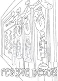 Merry Music City Coloring Book
