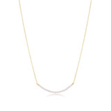 16" Necklace Gold Beaded Bliss Small Pearl