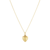 16" Necklace Gold Love Plush Small Gold Charm