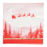 Christmas Village Bev Napkin