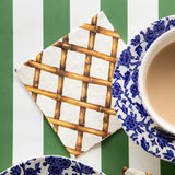 Bamboo Lattice Beverage Napkins