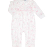 Charming Bows Smocked Footie