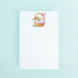 Easter Bunny Basket Notepad