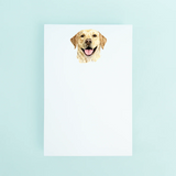 Yellow Lab Portrait Notepad