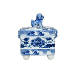 Porcelain Dog Jar