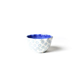 Iris Blue Pip Ruffle Appetizer Bowl