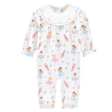 Pink Nutcracker Printed Playsuit