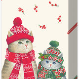 Christmas Cats Pocket Tissue