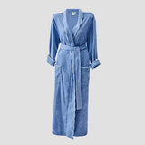 Weezie Periwinkle Long Scallop Lightweight Robe