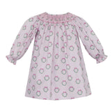 Pink Wreath Bishop L/S