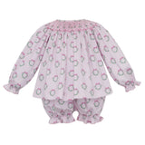 Pink Wreath Blommer Set L/S