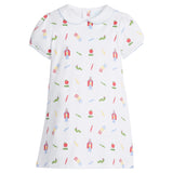 School Days Printed Peter Pan Dress