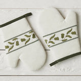 Spruce Green Tulip Oven Mitt